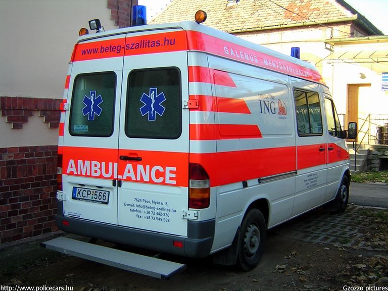 Mercedes-Benz Sprinter, Pécs, Galenus Mentõszolgálat, fotó: Gzozzo pictures
Keywords: mentő magyar Magyarország mentőautó KCP-566