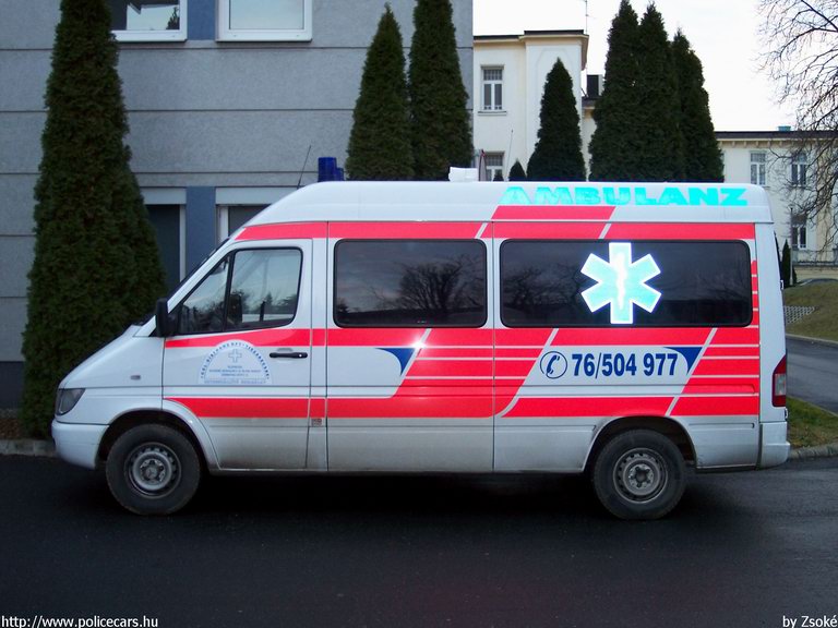 Mercedes-Benz Sprinter 313 CDI, Gól-Diatrans Kft. Betegszállító Szolgálat, fotó: Zsoké
Keywords: mentő magyar Magyarország mentőautó KNP-494