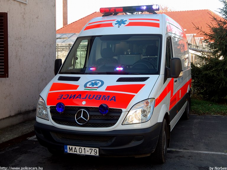 Mercedes Sprinter, Nagykáta, Országos Mentõszolgálat, fotó: Norbee
Keywords: mentő magyar magyarország mentőautó OMSZ MA01-79