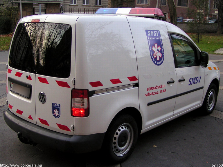 Volkswagen Caddy, SMSV, vérszállítás, fotó: F50
Keywords: mentő magyar Magyarország mentőautó