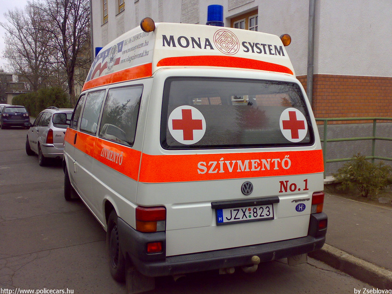 Volkswagen Transporter T4, Mona-System szívmentõ, fotó: Zseblovag
Keywords: mentő magyar Magyarország mentőautó JZX-823