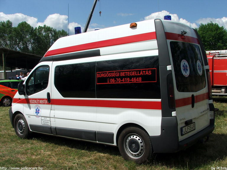 Opel Vivaro, A.L.S. Mentõszolgálat, fotó: PChris
Keywords: mentő magyar Magyarország mentőautó JLF-649