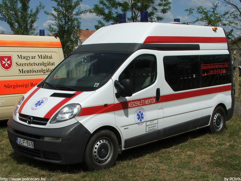 Opel Vivaro, A.L.S. Mentõszolgálat, fotó: PChris
Keywords: mentő magyar Magyarország mentőautó JLF-649