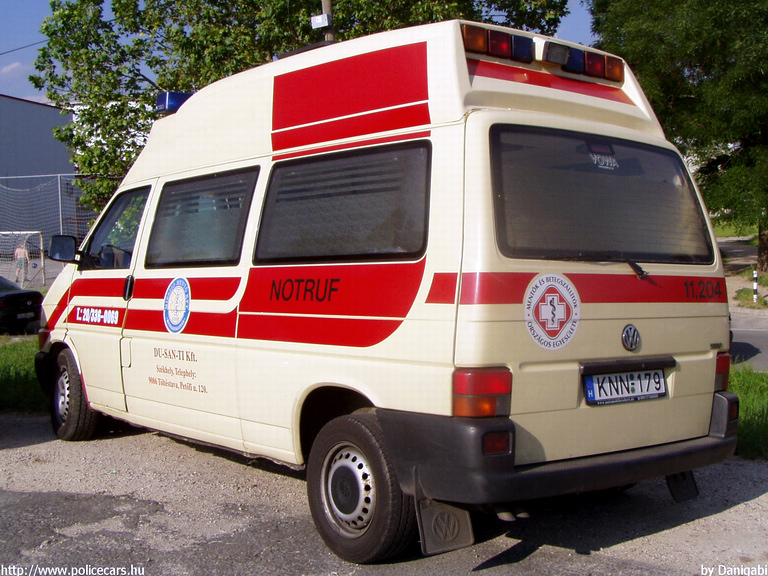 Volkswagen Transporter T4, Misszió Mentõ Betegszállító és Szolgáltató Kft., fotó: Danigabi
Keywords: mentő magyar Magyarország mentőautó KNN-179