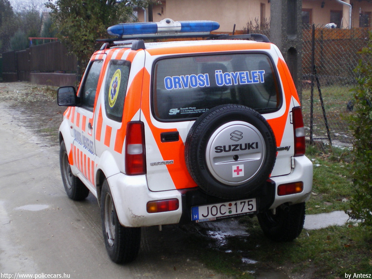 Suzuki Jimny, Érd, orvosi ügyelet, International Ambulance, fotó: Antesz
Keywords: mentő magyar Magyarország mentőautó JOC-175