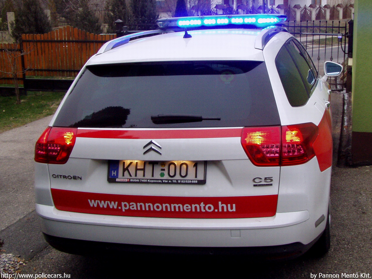 Citroen C5, Pannon Mentõ Kht., fotó: Pannon Mentõ Kht
Keywords: mentő magyar Magyarország mentőautó KHT-001