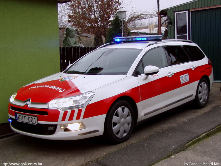 Citroen C5, Pannon Mentõ Kht., fotó: Pannon Mentõ Kht
Keywords: mentő magyar Magyarország mentőautó KHT-001