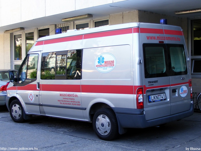 Ford Transit, Misszió Mentõ Betegszállító és Szolgáltató Kft., fotó: Bbazsa
Keywords: mentő mentőautó magyar Magyarország LKN-741