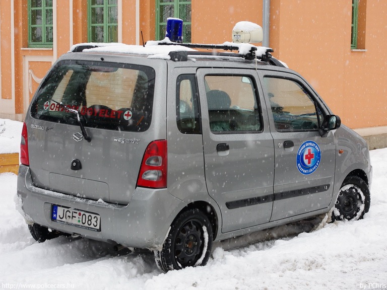 Suzuki WagonR+, orvosi ügyelet, Esztergom, Orvosi Ügyelet Nonprofit Kft., fotó: PChris
Keywords: mentő mentőautó magyar Magyarország JGF-083