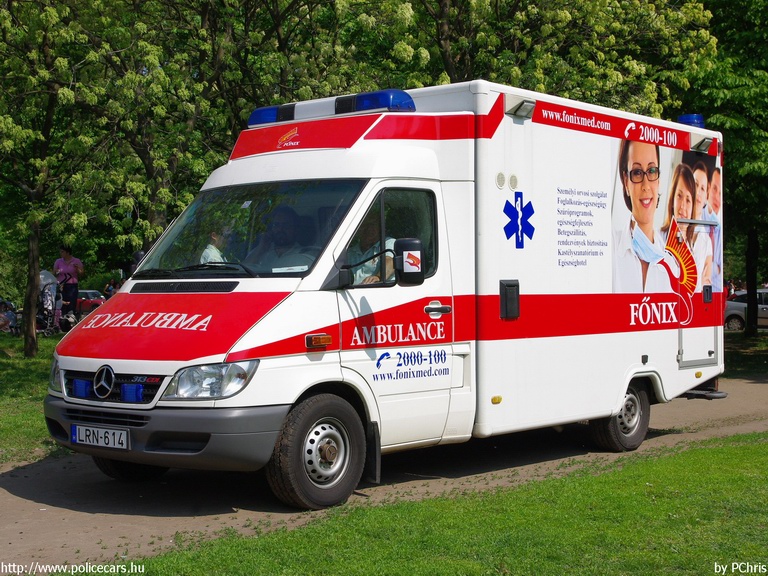 Mercedes-Benz Sprinter 313 CDI, Fõnix S.O.S. Zrt., fotó: PChris
Keywords: mentő mentőautó magyar Magyarország LRN-614