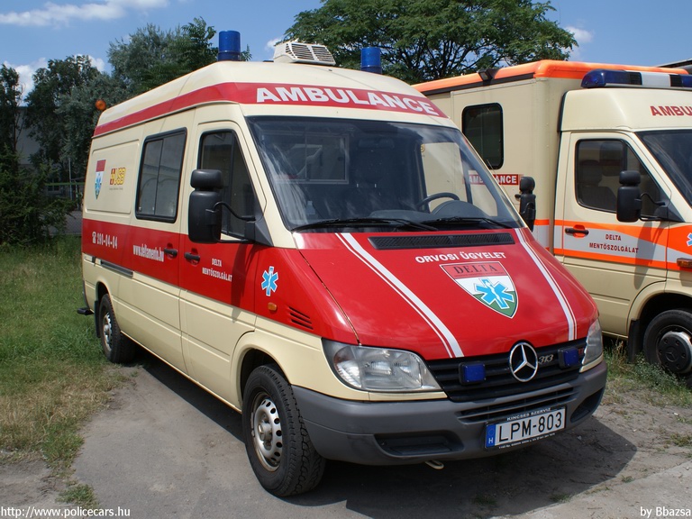 Mercedes-Benz Sprinter 313 CDI, Delta Mentõszolgálat, fotó: Bbazsa
Keywords: mentő mentőautó magyar Magyarország LPM-803