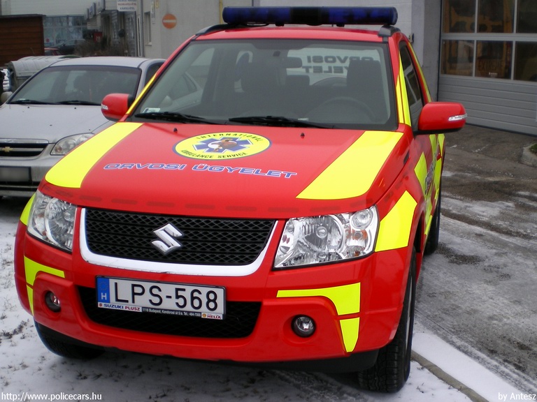 Suzuki Grand Vitara, orvosi ügyelet, Nagykáta, International Ambulance, fotó: Antesz
Keywords: mentő mentőautó magyar Magyarország LPS-568