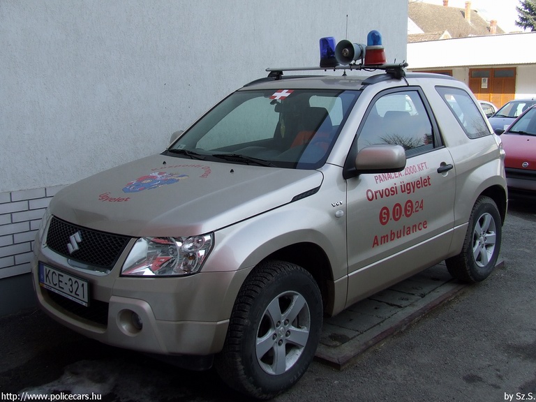 Suzuki Vitara, orvosi ügyelet, Hódmezõvásárhely, S.O.S.24 Kft., fotó: Sz.S.
Keywords: mentő mentőautó magyar Magyarország KCE-321