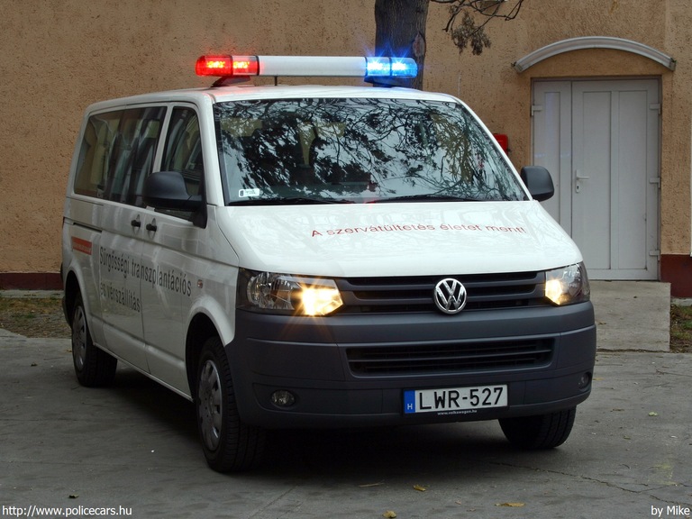 Volkswagen Transporter T5 facelift, Országos Vérellátó Szolgálat, vérszállítás, fotó: Mike
Keywords: mentő mentőautó magyar Magyarország LWR-527