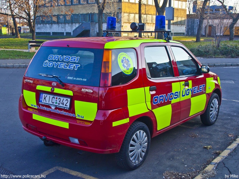 Suzuki Ignis, orvosi ügyelet, Budapest, International Ambulance, fotó: Mike
Keywords: mentő magyar Magyarország mentőautó KIC-342