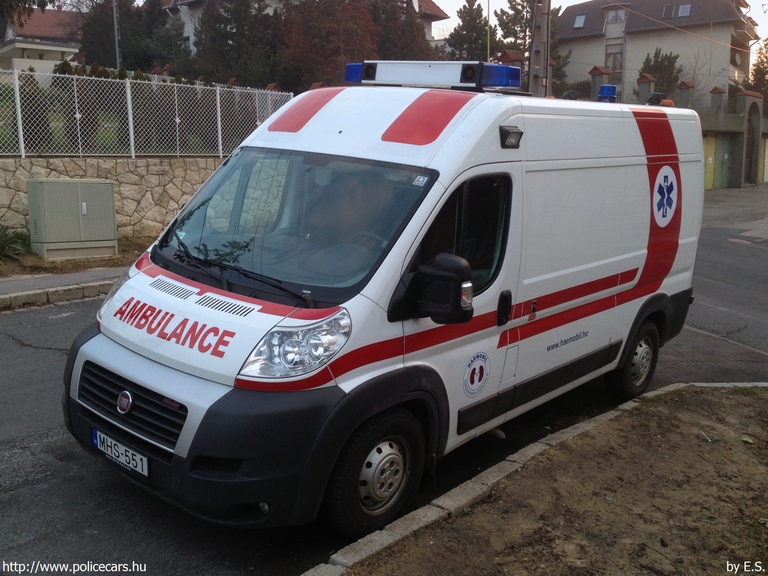 Fiat Ducato Maxi, HAEMOBIL Egészségügyi Szolgáltató Kht., fotó: E.S.
Keywords: mentő magyar Magyarország mentőautó MHS-551