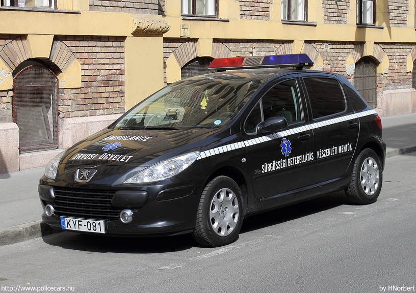 Peugeot 307, Készenléti Mentõk Kft., fotó: HNorbert
Keywords: mentő magyar Magyarország mentőautó KYF-081