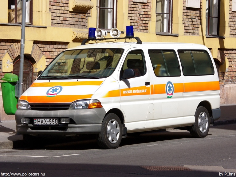 Toyota Hiace, Budapest, Országos Mentõszolgálat, fotó: PChris
Keywords: mentő mentőautó OMSZ magyar Magyarország HAX-995