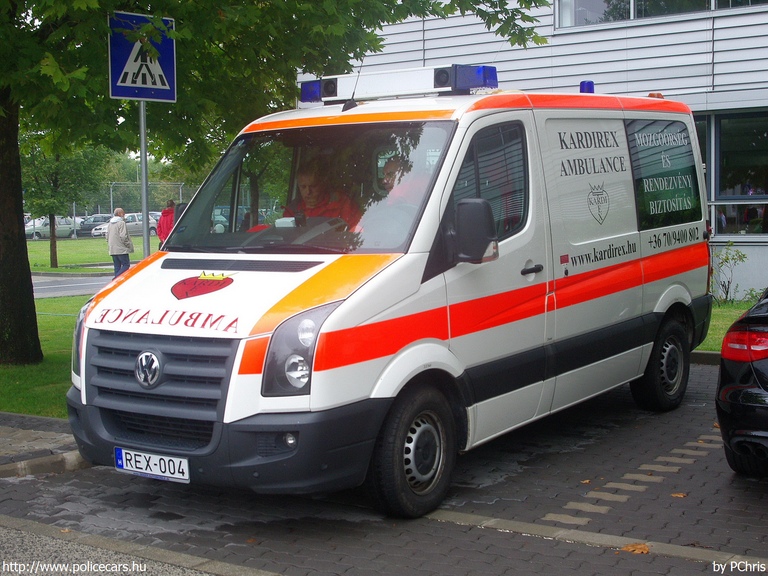 Volkswagen Crafter, Kardirex Egészségügyi Központ, Gyõr, fotó: PChris
Keywords: mentő mentőautó magyar Magyarország REX-004