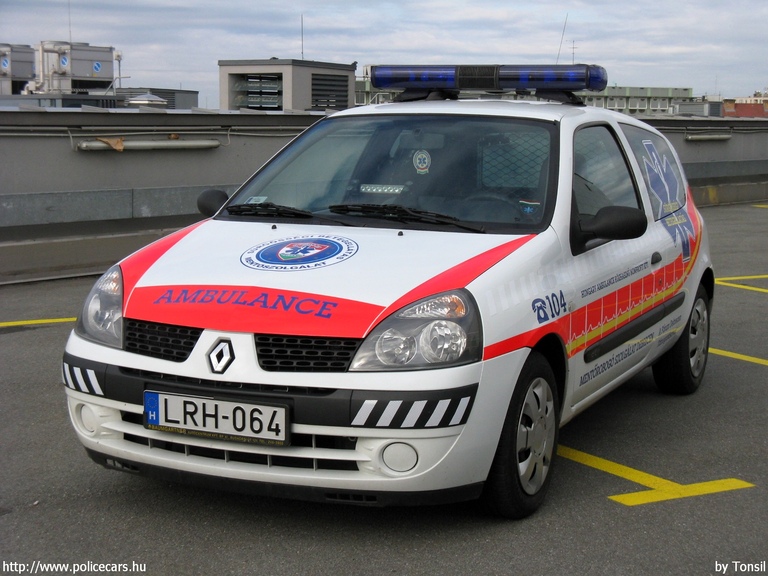 Renault Clio, Hungary Ambulance Kft., Debreceni Mentõrobogó Szolgálat, MOK, fotó: Tonsil
Keywords: mentő mentőautó magyar Magyarország LRH-064