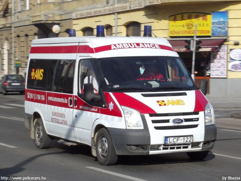 Ford Transit, AMS Assistance Kft., fotó: Bbazsa
Keywords: mentő mentőautó magyar Magyarország LCF-122