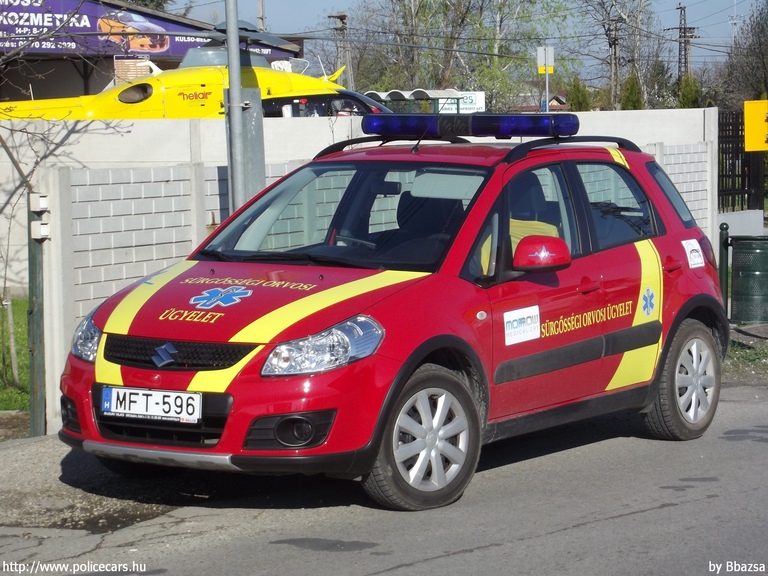 Suzuki SX4, orvosi ügyelet Szigetszentmiklós, Morrow Medical Zrt., fotó: Bbazsa
Keywords: mentő mentőautó magyar Magyarország MFT-596 ambulance hungarian Hungary
