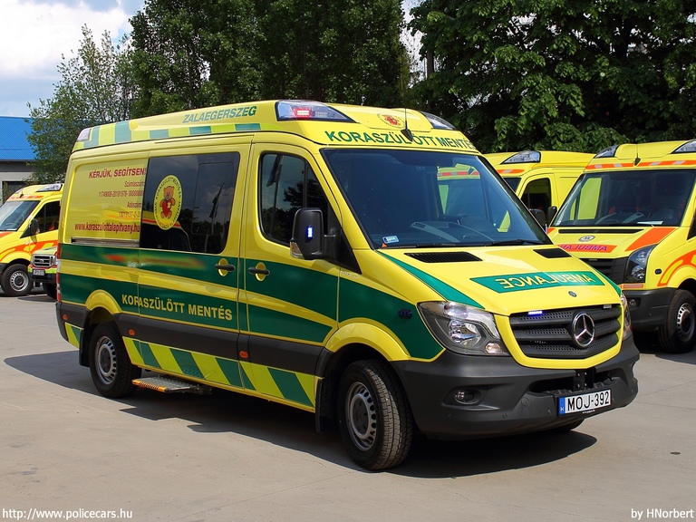 Mercedes-Benz Sprinter II 319 BlueTec, Koraszülöttmentõ és Gyermekintenzív Alapítvány, Zalaegerszeg, fotó: HNorbert
Keywords: mentő mentőautó magyar Magyarország MOJ-392