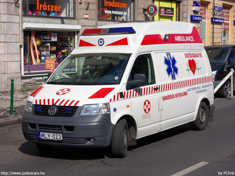 Volkswagen Transporter T5, Marsi-Med Kft., fotó: PChris 
Keywords: mentő mentőautó magyar Magyarország MLY-023