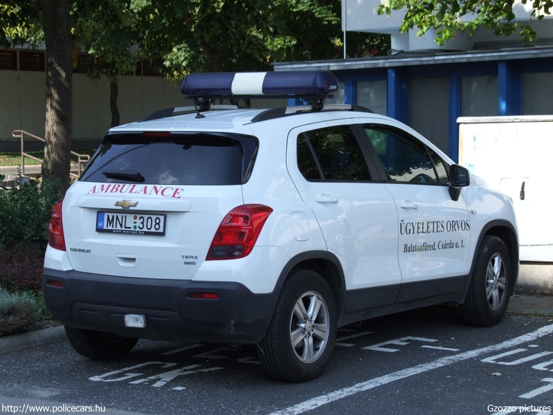 Chevrolet Trax, Balatonfüred, orvosi ügyelet, fotó: Gzozzo pictures
Keywords: mentő mentőautó magyar Magyarország MNL-308 ambulance hungarian Hungary