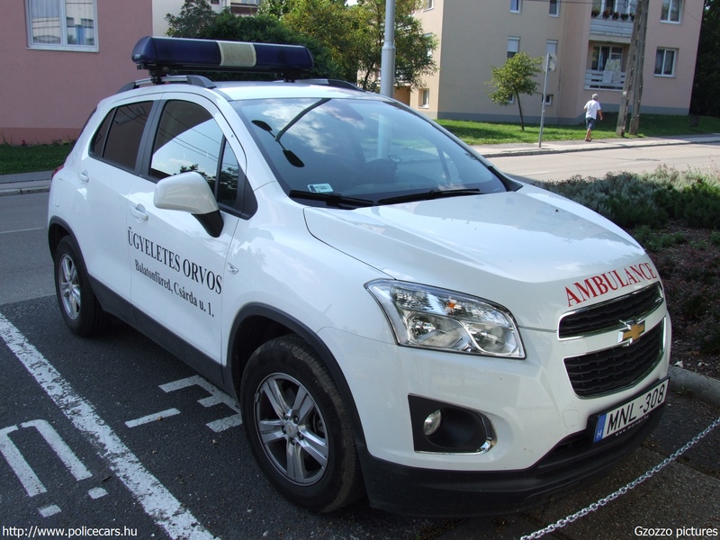 Chevrolet Trax, Balatonfüred, orvosi ügyelet, fotó: Gzozzo pictures
Keywords: mentő mentőautó magyar Magyarország MNL-308 ambulance hungarian Hungary