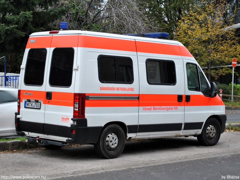 Citroen Jumper, Váradi Mentõszolgálat Kft., fotó: Bbazsa
Keywords: mentő mentőautó magyar Magyarország MTK-760