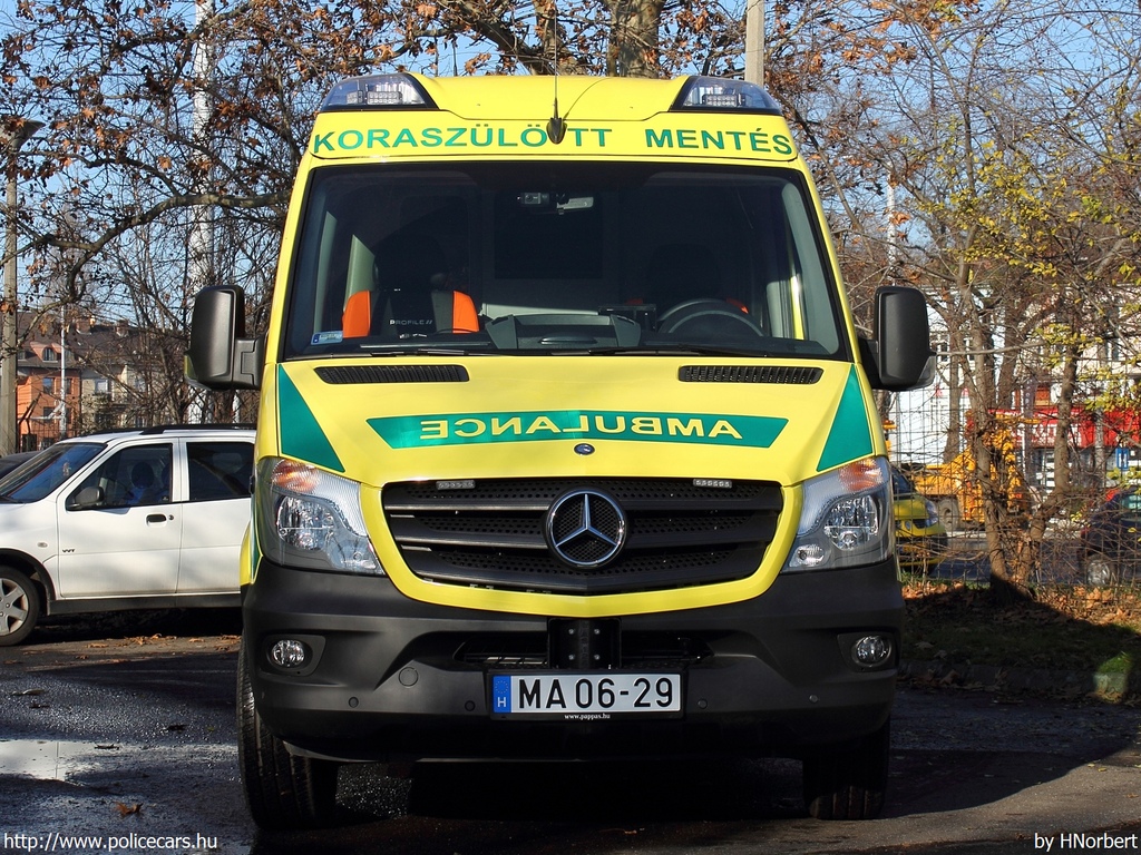 Mercedes-Benz Sprinter II facelift 316 CDI, Országos Mentõszolgálat, koraszülött mentõ, Gyõr, fotó: HNorbert
Keywords: mentő mentőautó OMSZ magyar Magyarország MA06-29