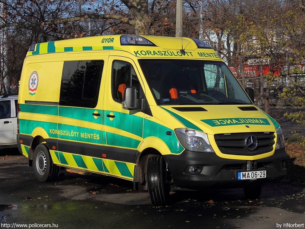 Mercedes-Benz Sprinter II facelift 316 CDI, Országos Mentõszolgálat, koraszülött mentõ, Gyõr, fotó: HNorbert
Keywords: mentő mentőautó OMSZ magyar Magyarország MA06-29