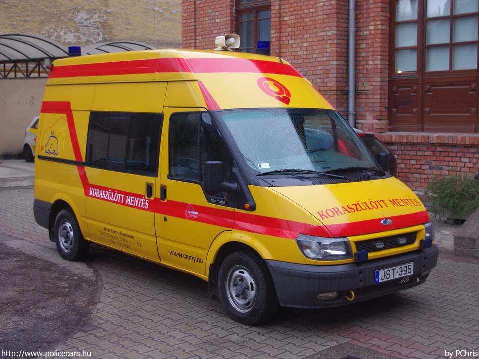 Ford Transit, Budapest, Peter Cerny Alapítvány, koraszülöttmentõ, fotó: PChris
Keywords: mentő mentőautó magyar Magyarország JST-395