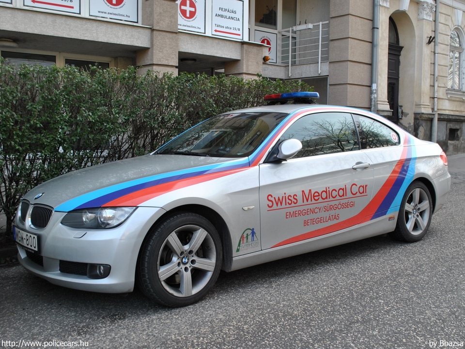 BMW 330xd, Swiss Medical Services Egészségügyi Kft., fotó: Bbazsa
Keywords: mentő mentőautó magyar Magyarország MGW-800 ambulance hungarian Hungary