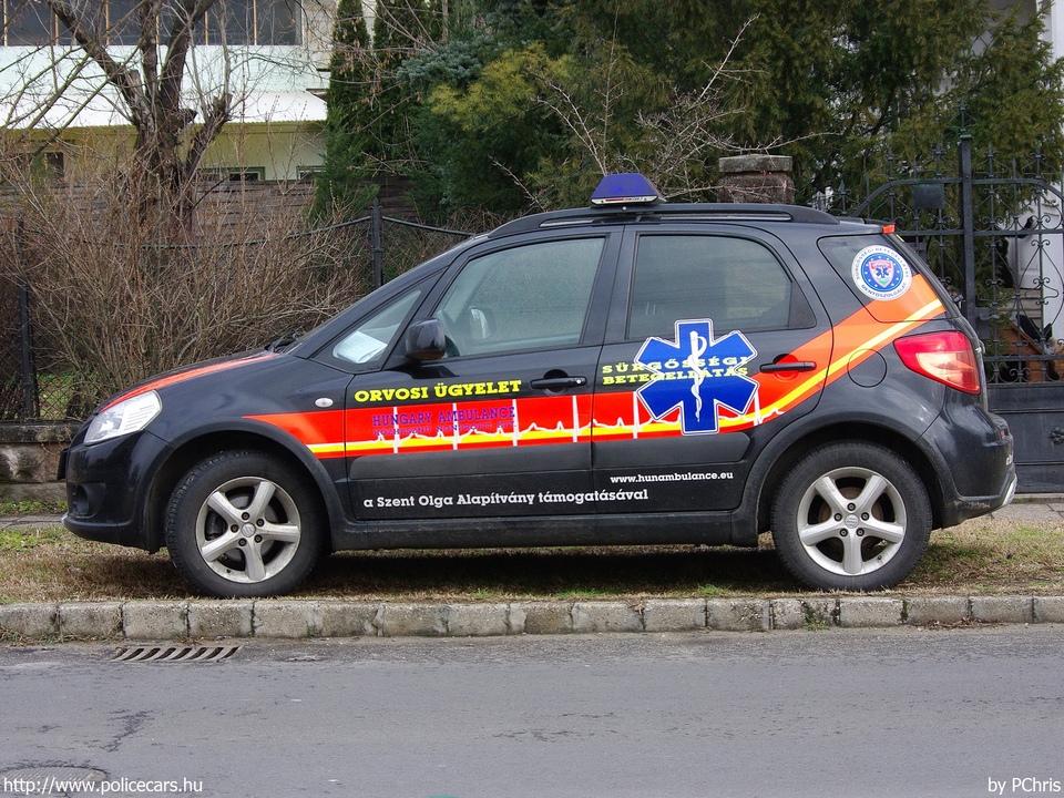 Suzuki SX4 4x4, orvosi ügyelet, Nagymaros, Hungary Ambulance Közhasznú Nonprofit Kft., fotó: PChris
Keywords: mentő mentőautó magyar Magyarország LHL-977 ambulance hungarian Hungary