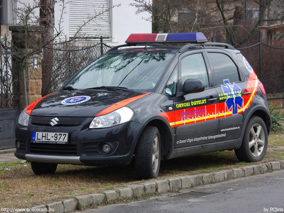 Suzuki SX4 4x4, orvosi ügyelet, Nagymaros, Hungary Ambulance Közhasznú Nonprofit Kft., fotó: PChris
Keywords: mentő mentőautó magyar Magyarország LHL-977 ambulance hungarian Hungary