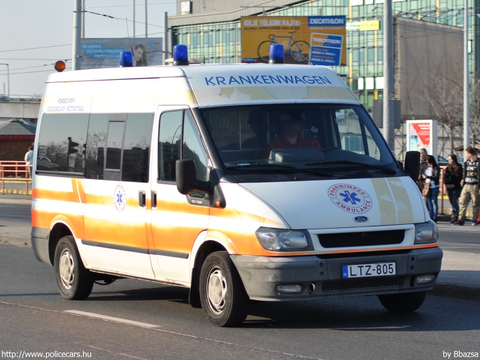 Ford Transit, Pharmimpex Eü. Kft., fotó: Bbazsa
Keywords: mentő mentőautó magyar Magyarország LTZ-805