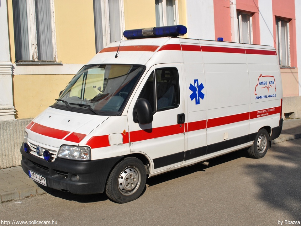 Fiat Ducato, Ambucar Mentõszolgálat Kft., fotó: Bbazsa
Keywords: mentő mentőautó magyar Magyarország JFY-403