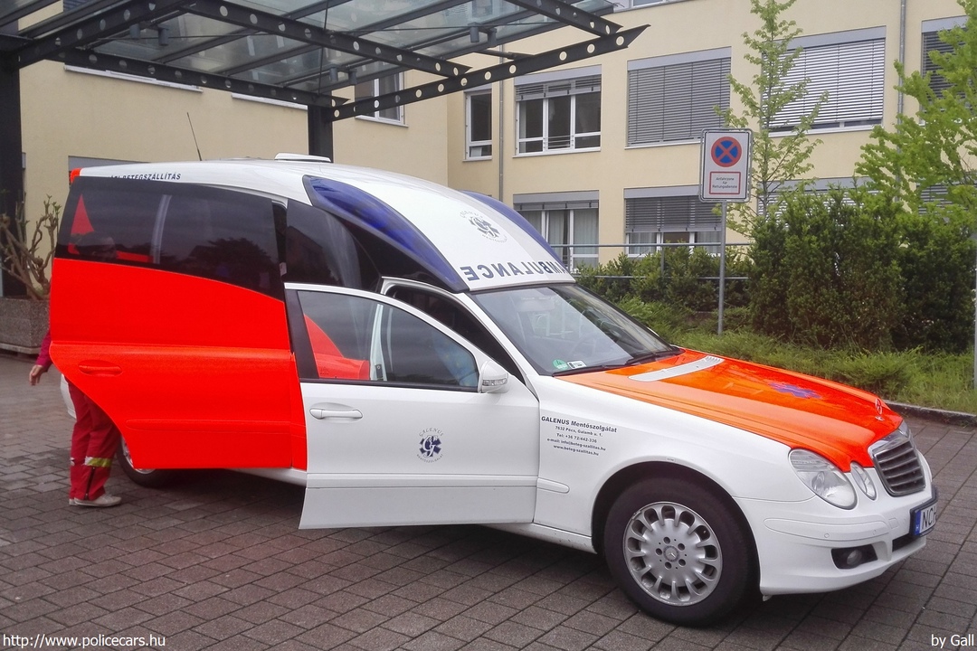 Mercedes-Benz E W211, Galenus Mentõszolgálat, fotó: Gall
Keywords: mentő mentőautó magyar Magyarország NCH-535 ambulance hungarian Hungary