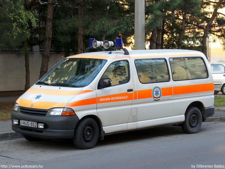 Toyota Hiace, Országos Mentõszolgálat, fotó: Döbrentei Balázs
Keywords: mentő mentőautó OMSZ magyar Magyarország HUG-652 ambulance hungarian Hungary