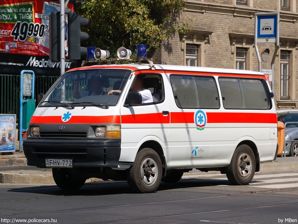 Toyota Hiace, fotó: Mben
Keywords: toyota hiace ambulance mentő omsz MBen FHV-772 