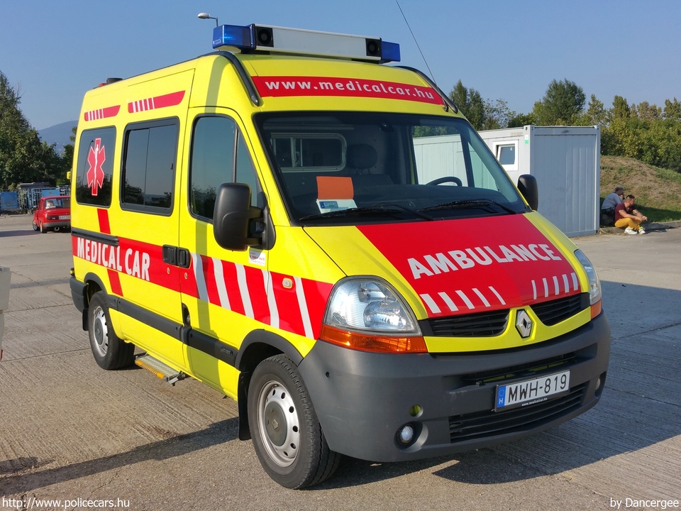 Renault Master, Medicalcar, fotó: Dancergee
Keywords: mentő mentőautó magyar Magyarország ambulance hungarian Hungary MWH-819