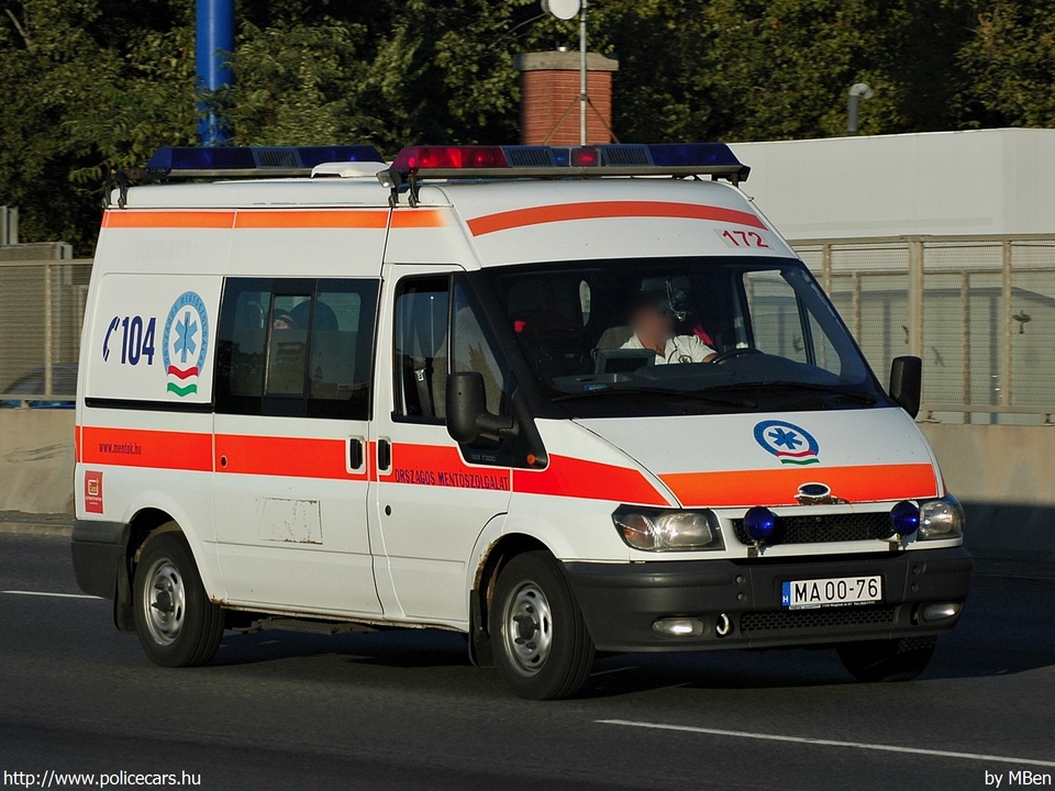 Ford Transit, Országos Mentõszolgálat, Dunakeszi, fotó: MBen
Keywords: mentő mentőautó OMSZ magyar Magyarország MA00-76 ambulance hungarian Hungary
