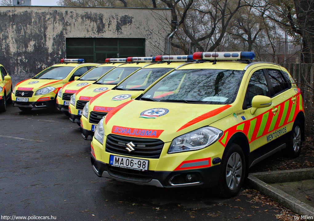 Suzuki SX4 S-Cross, Országos Mentõszolgálat, MOK, fotó: MBen
Keywords: mentő mentőautó OMSZ magyar Magyarország MA06-98 ambulance hungarian Hungary