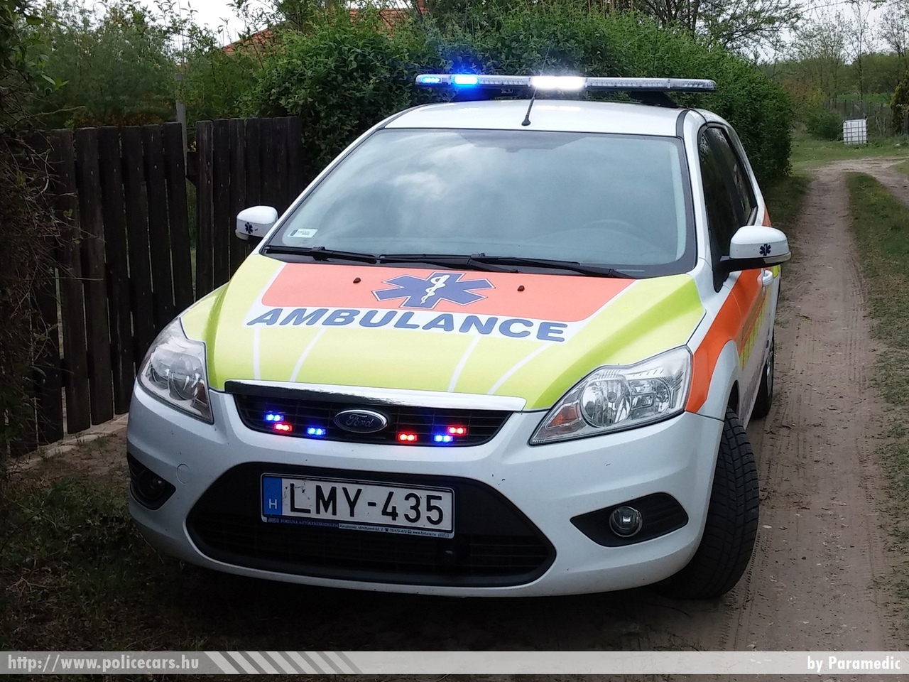 Ford Focus, Neomedical Egészségügyi és Szolgáltató Bt., fotó: Paramedic
Keywords: magyar Magyarország mentő mentőautó LMY-435 Hungary hungarian ambulance