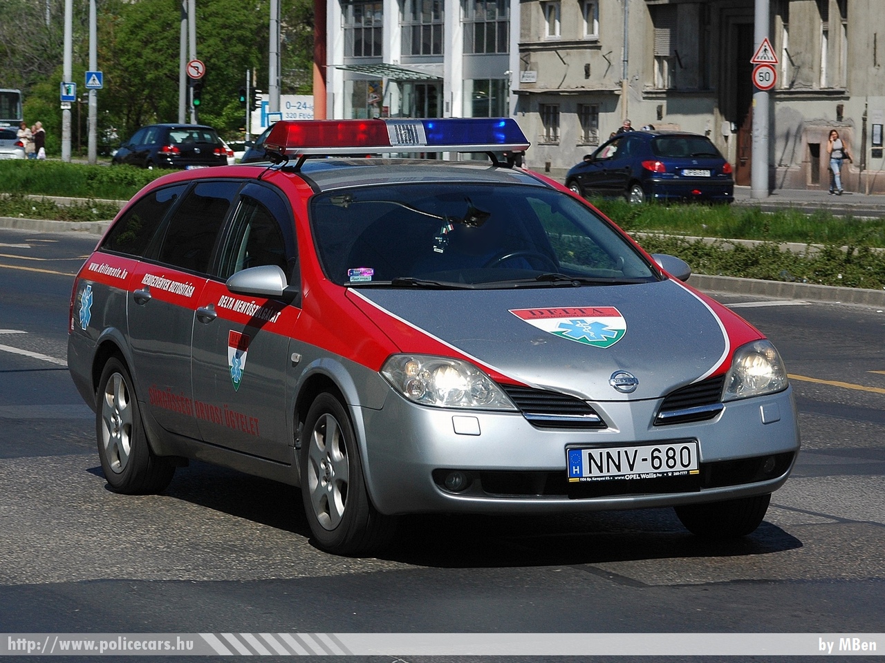 Nissan Primera Wagon, orvosi ügyelet, Delta Mentõszolgálat, Budapest, fotó: MBen
Keywords: magyar Magyarország mentő mentőautó NNV-680 Hungary hungarian ambulance