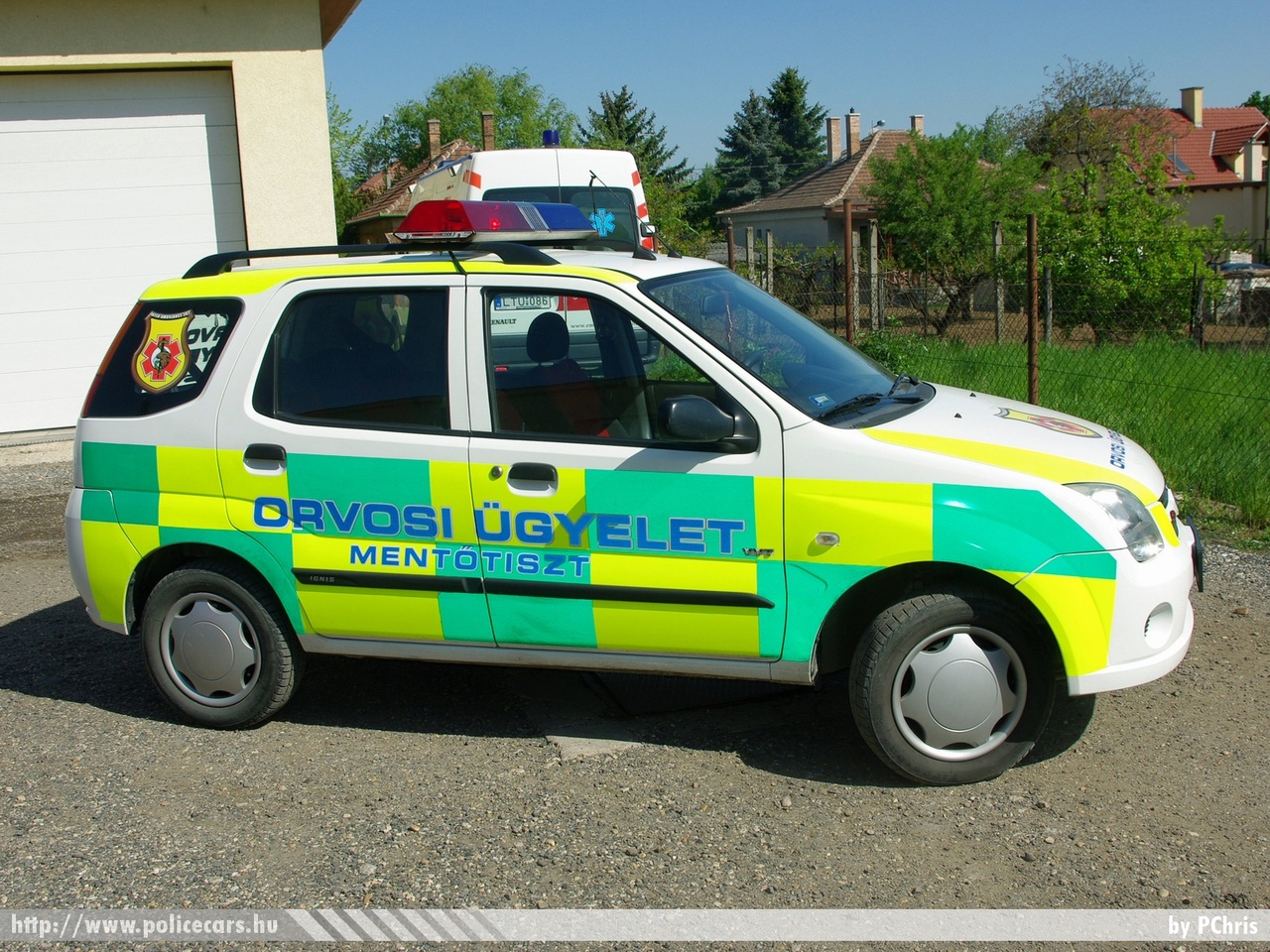 Suzuki Ignis, MTK (Mentõtiszti Kocsi), Érd, Inter-Ambulance Zrt., fotó: PChris
Keywords: magyar Magyarország mentő mentőautó KLD-492 Hungary hungarian ambulance