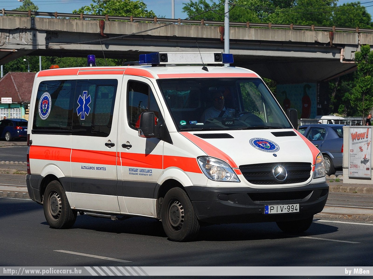 Mercedes Sprinter II, Hungary Ambulance Közhasznú Nonprofit Kft., fotó: MBen
Keywords: mentő mentőautó magyar Magyarország hungarian Hungary ambulance PIV-994