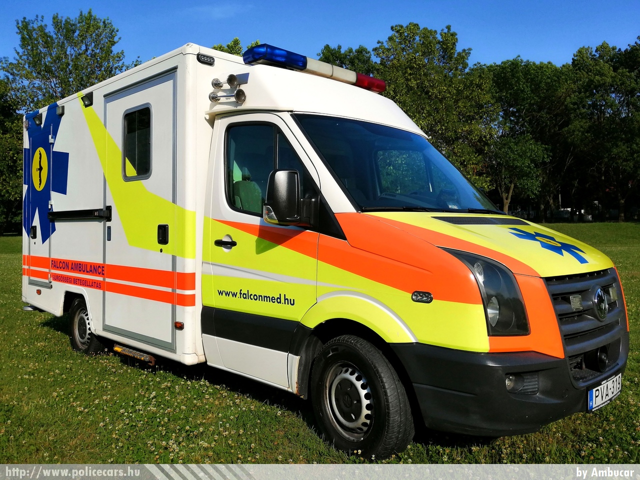 Volkswagen Crafter, Falcon Ambulance Service Zrt., fotó: Ambucar
Keywords: mentő mentőautó magyar Magyarország hungarian Hungary ambulance PVA-319